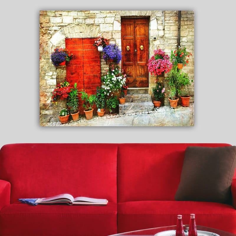 Dekorativ Canvasbillede 70x100 cm - Flerfarvet - Boligtilbehør - Billeder & kunst - Billeder på lærred