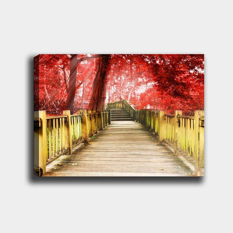Dekorativ Canvasbillede 70x100 cm - Flerfarvet - Boligtilbehør - Billeder & kunst - Billeder på lærred