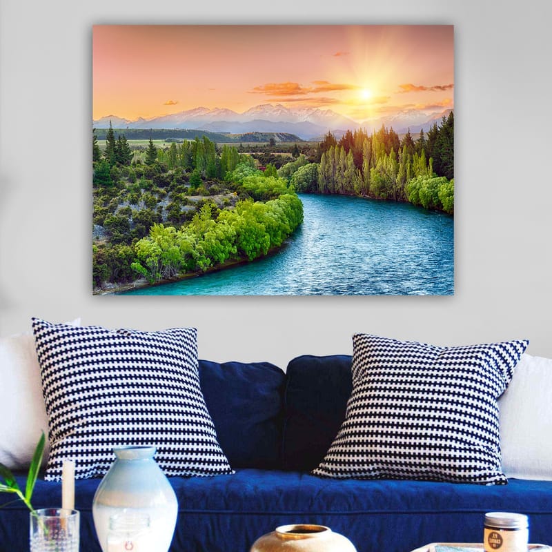 Dekorativ Canvasbillede 70x100 cm - Flerfarvet - Boligtilbehør - Billeder & kunst - Billeder på lærred