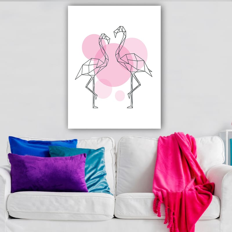 Dekorativ Canvasbillede 70x100 cm - Flerfarvet - Boligtilbehør - Billeder & kunst - Billeder på lærred