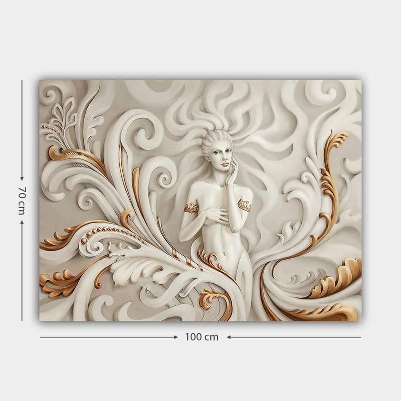 Dekorativ Canvasbillede 70x100 cm - Flerfarvet - Boligtilbehør - Billeder & kunst - Billeder på lærred