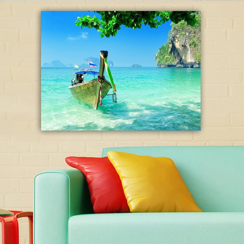 Dekorativ Canvasbillede 70x100 cm - Flerfarvet - Boligtilbehør - Billeder & kunst - Billeder på lærred