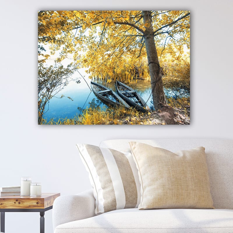 Dekorativ Canvasbillede 70x100 cm - Flerfarvet - Boligtilbehør - Billeder & kunst - Billeder på lærred