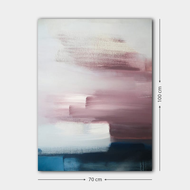 Dekorativ Canvasbillede 70x100 cm - Flerfarvet - Boligtilbehør - Billeder & kunst - Billeder på lærred