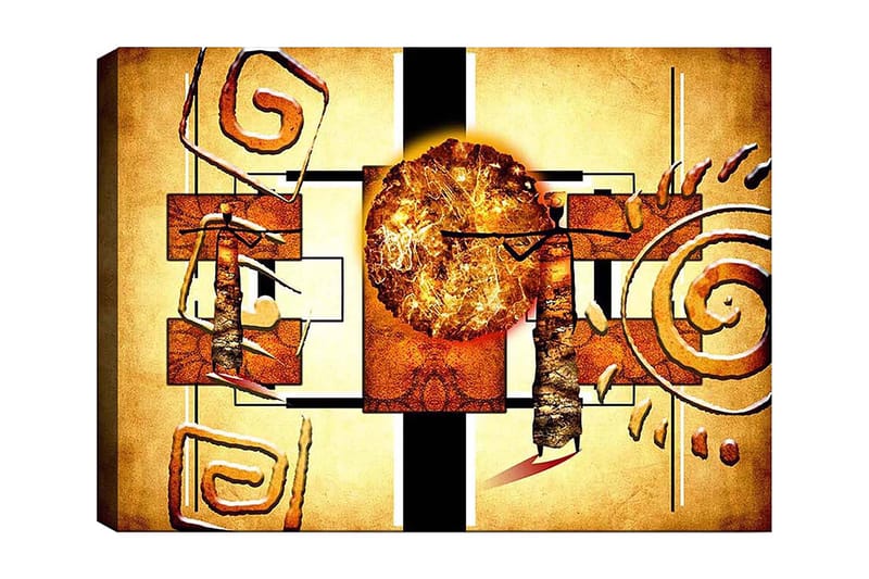Dekorativ Canvasbillede 70x100 cm - Flerfarvet - Boligtilbehør - Billeder & kunst - Billeder på lærred