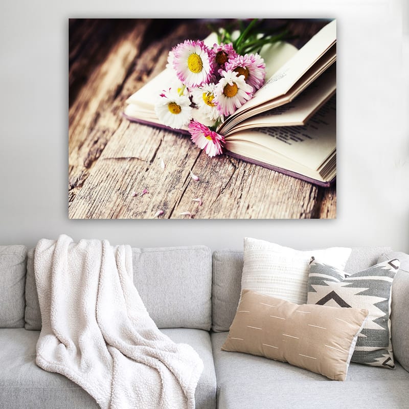 Dekorativ Canvasbillede 70x100 cm - Flerfarvet - Boligtilbehør - Billeder & kunst - Billeder på lærred