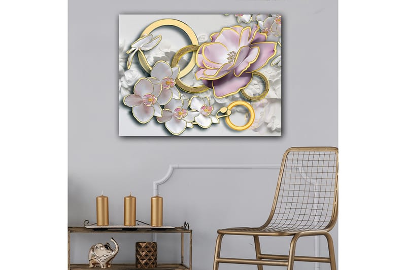 Dekorativ Canvasbillede 70x100 cm - Flerfarvet - Boligtilbehør - Billeder & kunst - Billeder på lærred