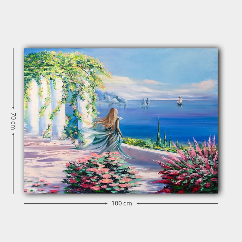 Dekorativ Canvasbillede 70x100 cm - Flerfarvet - Boligtilbehør - Billeder & kunst - Billeder på lærred
