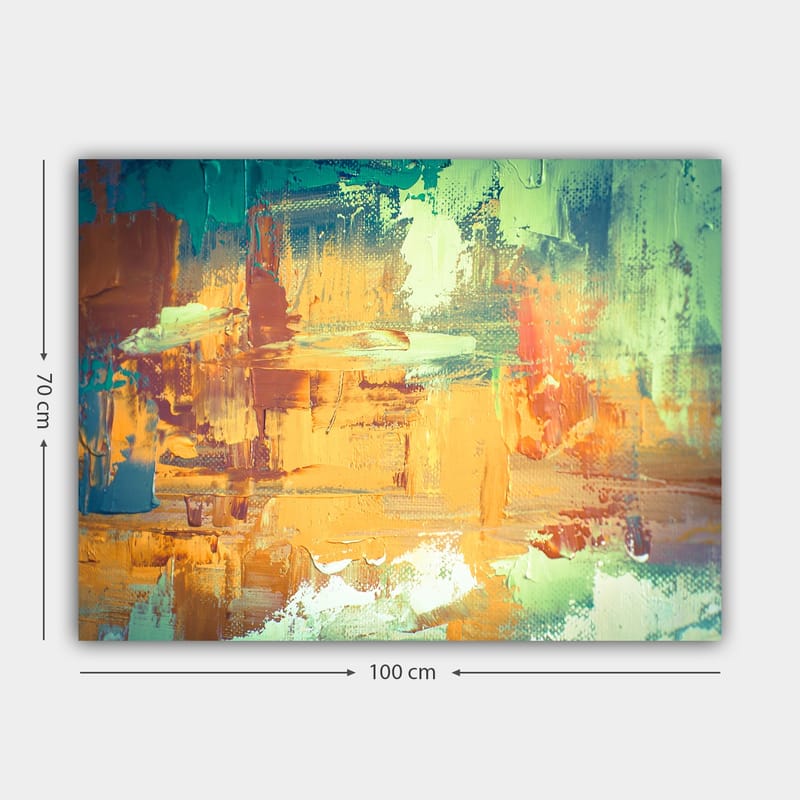 Dekorativ Canvasbillede 70x100 cm - Flerfarvet - Boligtilbehør - Billeder & kunst - Billeder på lærred