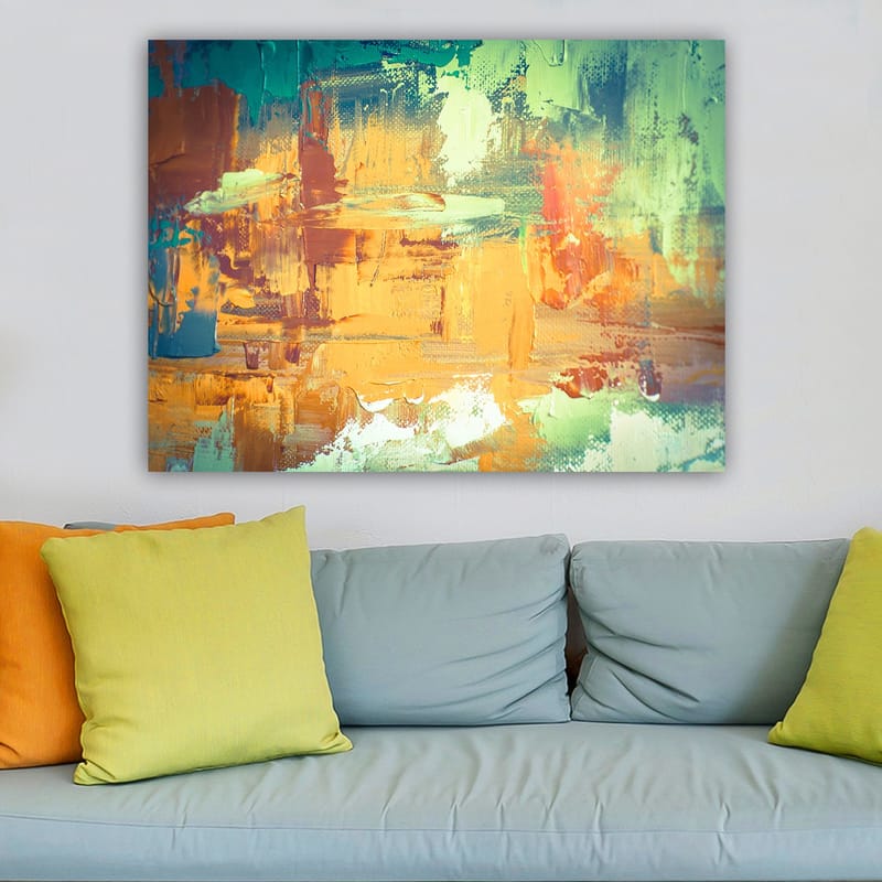 Dekorativ Canvasbillede 70x100 cm - Flerfarvet - Boligtilbehør - Billeder & kunst - Billeder på lærred