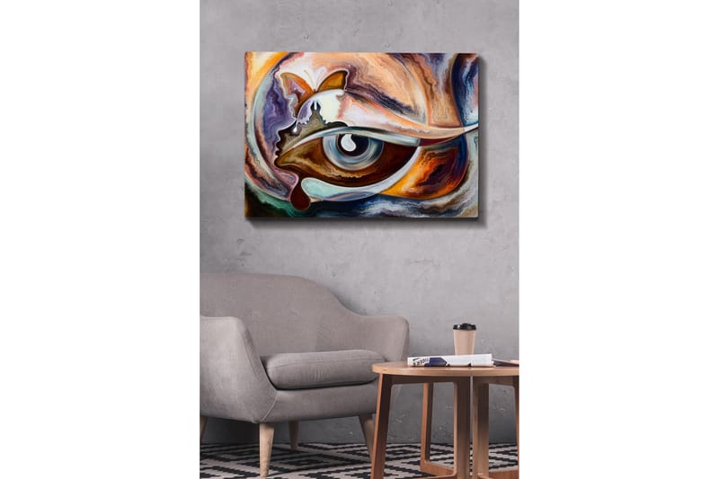 Dekorativ Canvasbillede 70x100 cm - Flerfarvet - Boligtilbehør - Billeder & kunst - Billeder på lærred