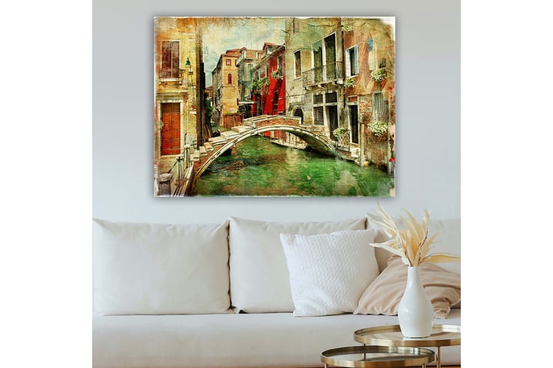 Dekorativ Canvasbillede 70x100 cm - Flerfarvet - Boligtilbehør - Billeder & kunst - Billeder på lærred