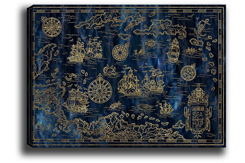 Dekorativ Canvasbillede 70x100 cm - Flerfarvet - Boligtilbehør - Billeder & kunst - Billeder på lærred