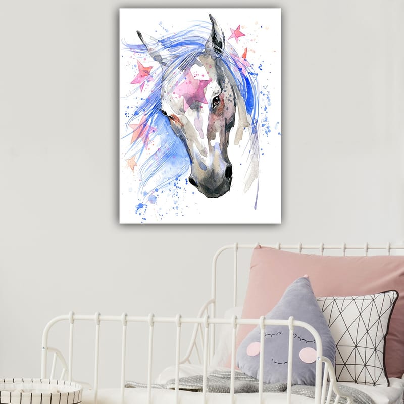 Dekorativ Canvasbillede 70x100 cm - Flerfarvet - Boligtilbehør - Billeder & kunst - Billeder på lærred