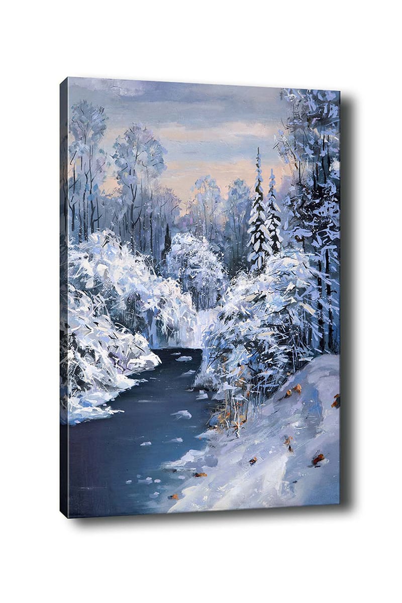 Dekorativ Canvasbillede 70x100 cm - Flerfarvet - Boligtilbehør - Billeder & kunst - Billeder på lærred