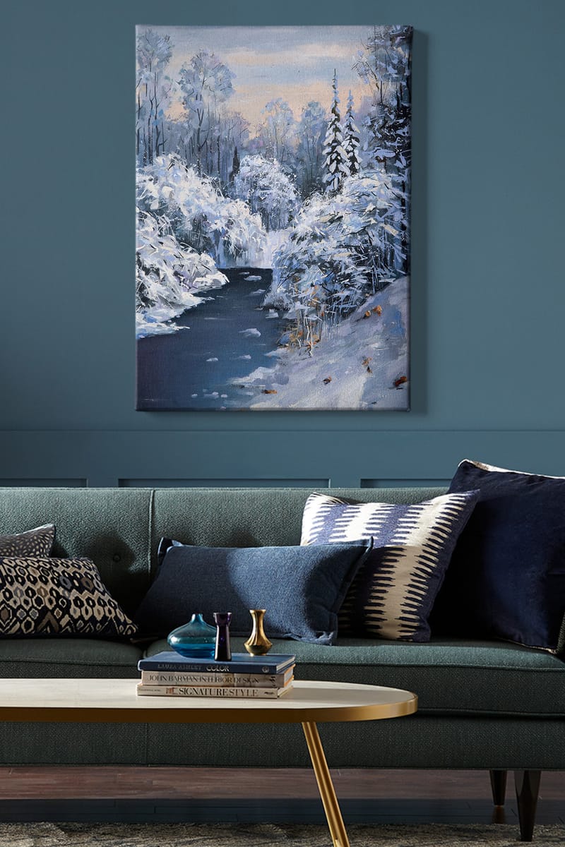 Dekorativ Canvasbillede 70x100 cm - Flerfarvet - Boligtilbehør - Billeder & kunst - Billeder på lærred