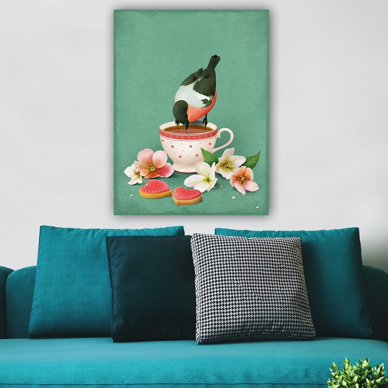 Dekorativ Canvasbillede 70x100 cm - Flerfarvet - Boligtilbehør - Billeder & kunst - Billeder på lærred