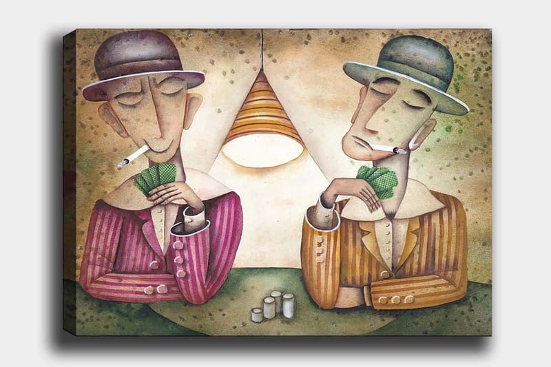 Dekorativ Canvasbillede 70x100 cm - Flerfarvet - Boligtilbehør - Billeder & kunst - Billeder på lærred