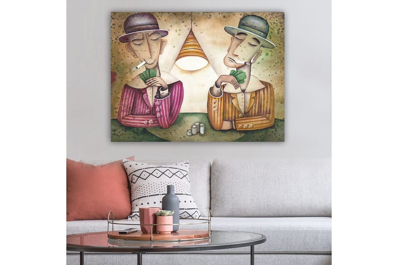 Dekorativ Canvasbillede 70x100 cm - Flerfarvet - Boligtilbehør - Billeder & kunst - Billeder på lærred