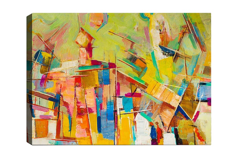 Dekorativ Canvasbillede 70x100 cm - Flerfarvet - Boligtilbehør - Billeder & kunst - Billeder på lærred