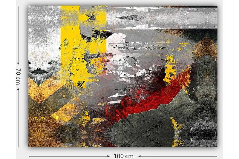 Dekorativ Canvasbillede 70x100 cm - Flerfarvet - Boligtilbehør - Billeder & kunst - Billeder på lærred
