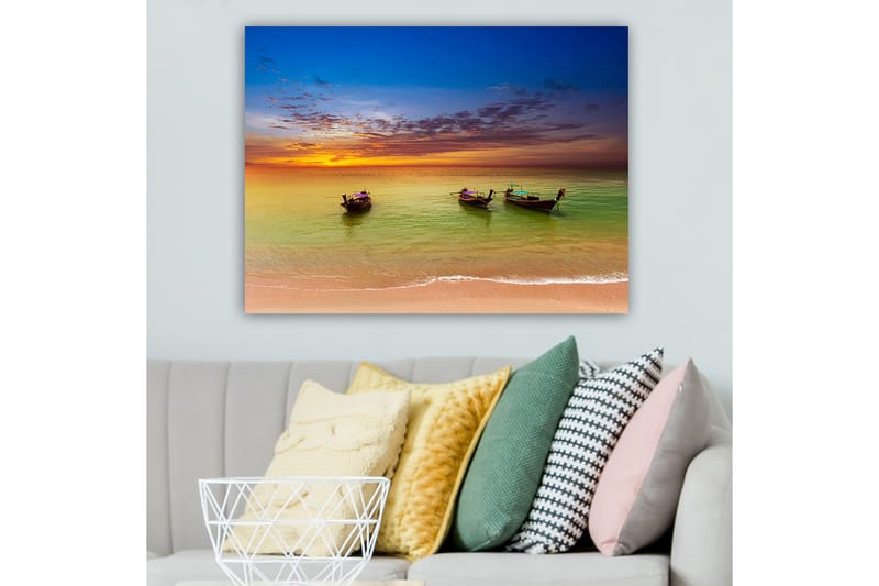 Dekorativ Canvasbillede 70x100 cm - Flerfarvet - Boligtilbehør - Billeder & kunst - Billeder på lærred