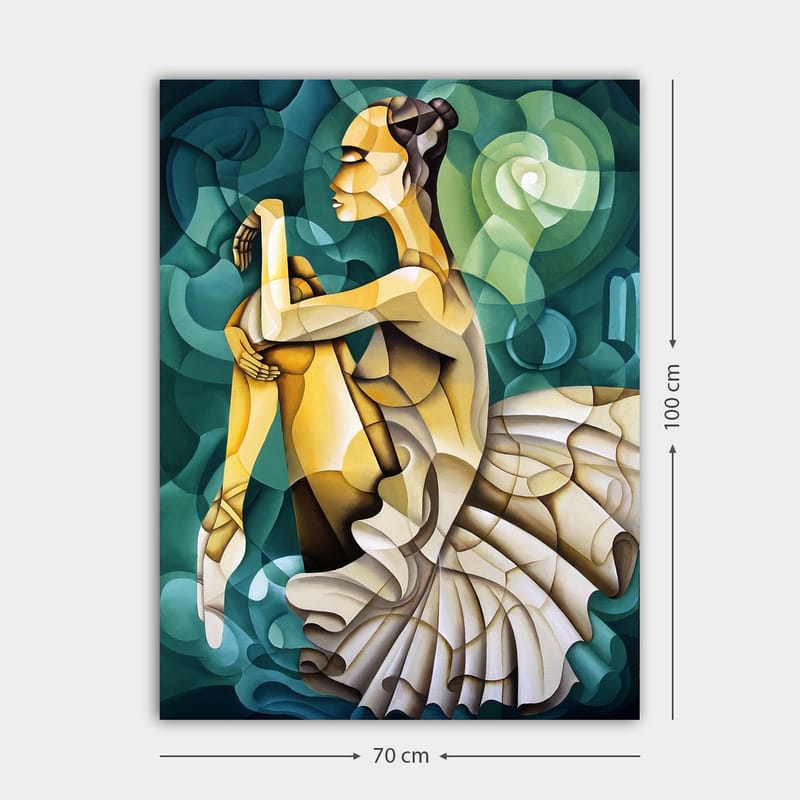 Dekorativ Canvasbillede 70x100 cm - Flerfarvet - Boligtilbehør - Billeder & kunst - Billeder på lærred