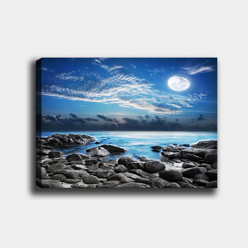 Dekorativ Canvasbillede 70x100 cm - Flerfarvet - Boligtilbehør - Billeder & kunst - Billeder på lærred