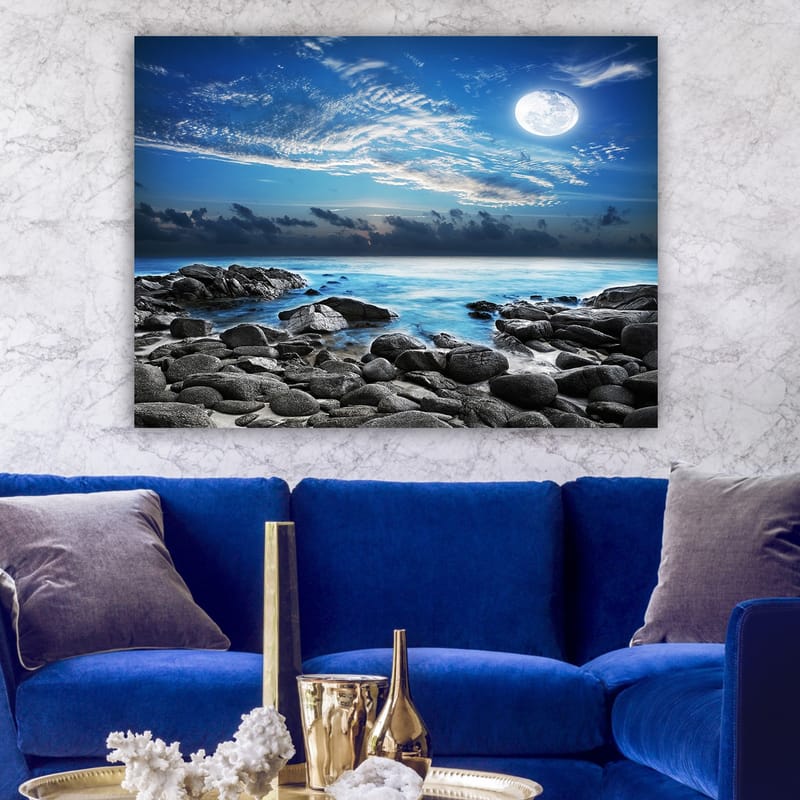 Dekorativ Canvasbillede 70x100 cm - Flerfarvet - Boligtilbehør - Billeder & kunst - Billeder på lærred