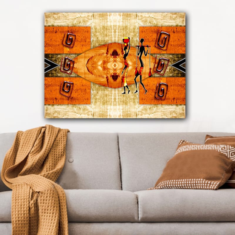 Dekorativ Canvasbillede 70x100 cm - Flerfarvet - Boligtilbehør - Billeder & kunst - Billeder på lærred
