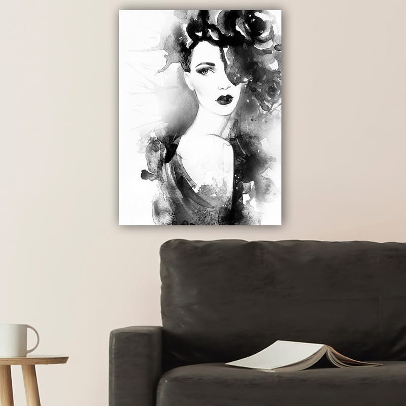 Dekorativ Canvasbillede 70x100 cm - Flerfarvet - Boligtilbehør - Billeder & kunst - Billeder på lærred