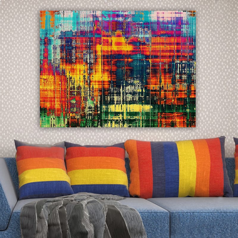 Dekorativ Canvasbillede 70x100 cm - Flerfarvet - Boligtilbehør - Billeder & kunst - Billeder på lærred