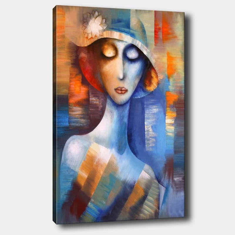 Dekorativ Canvasbillede 70x100 cm - Flerfarvet - Boligtilbehør - Billeder & kunst - Billeder på lærred