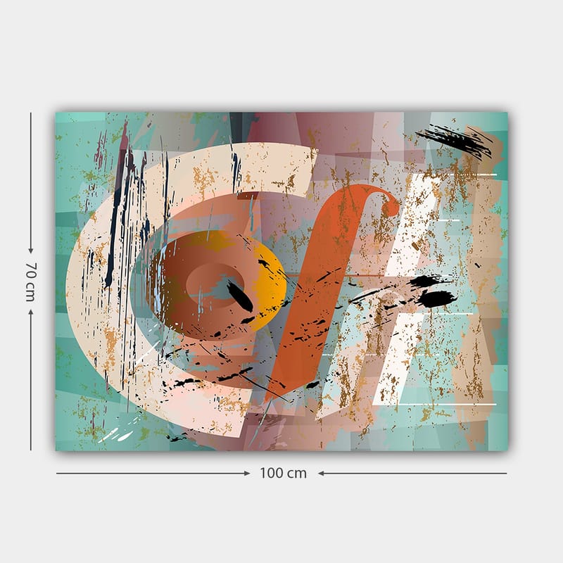 Dekorativ Canvasbillede 70x100 cm - Flerfarvet - Boligtilbehør - Billeder & kunst - Billeder på lærred