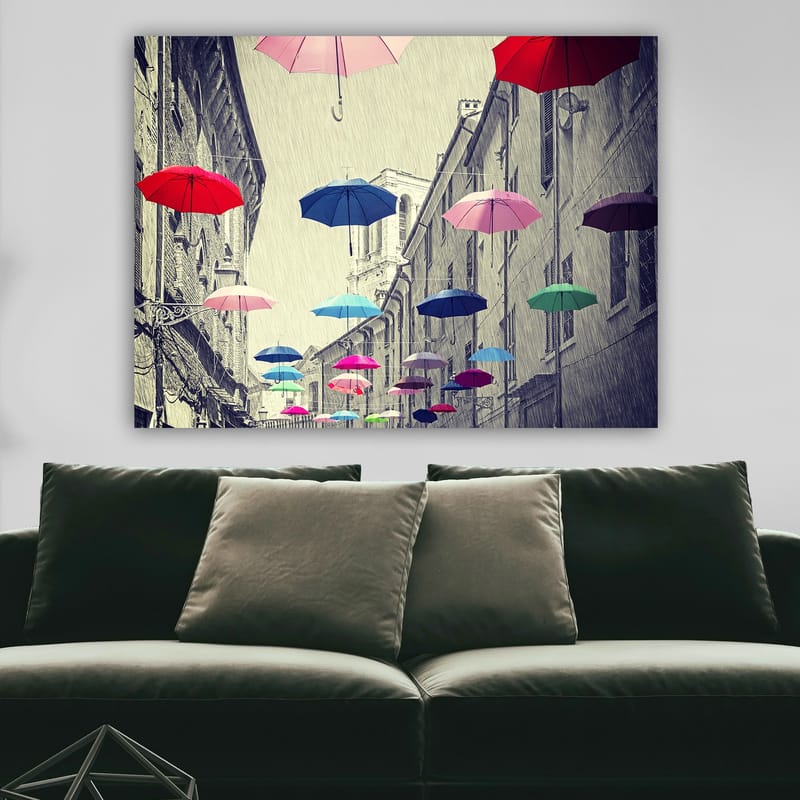 Dekorativ Canvasbillede 70x100 cm - Flerfarvet - Boligtilbehør - Billeder & kunst - Billeder på lærred