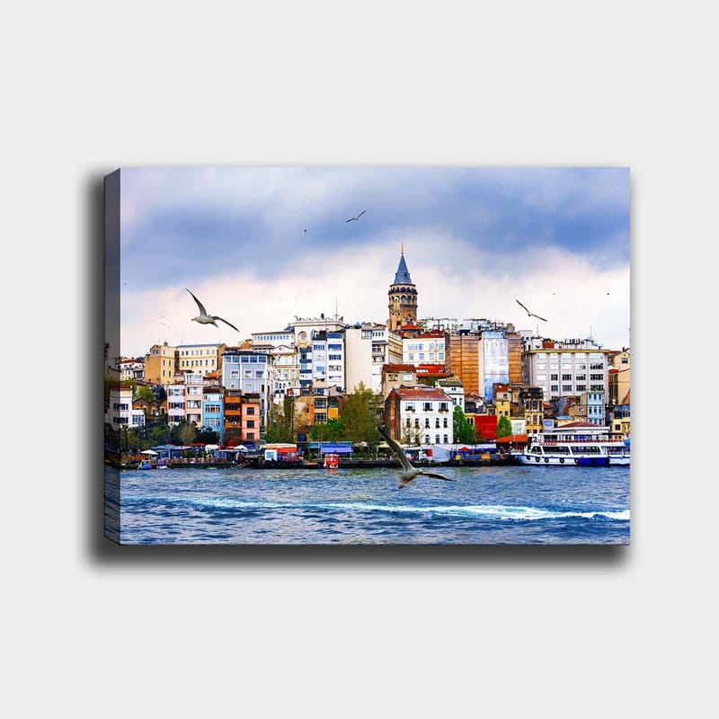 Dekorativ Canvasbillede 70x100 cm - Flerfarvet - Boligtilbehør - Billeder & kunst - Billeder på lærred