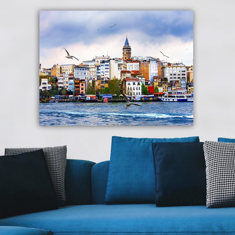 Dekorativ Canvasbillede 70x100 cm - Flerfarvet - Boligtilbehør - Billeder & kunst - Billeder på lærred