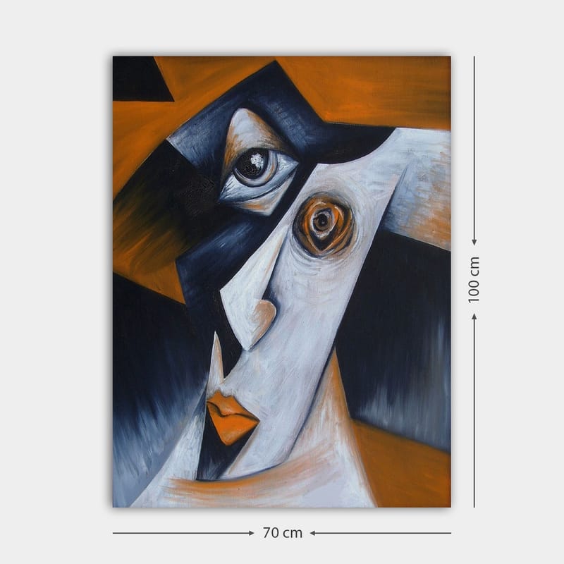 Dekorativ Canvasbillede 70x100 cm - Flerfarvet - Boligtilbehør - Billeder & kunst - Billeder på lærred