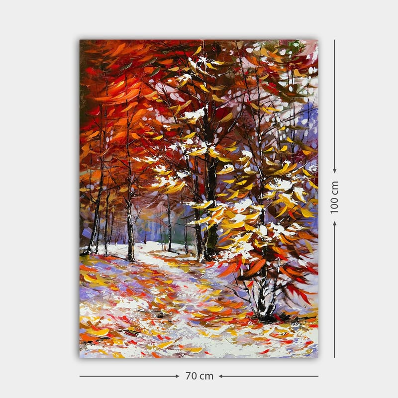 Dekorativ Canvasbillede 70x100 cm - Flerfarvet - Boligtilbehør - Billeder & kunst - Billeder på lærred