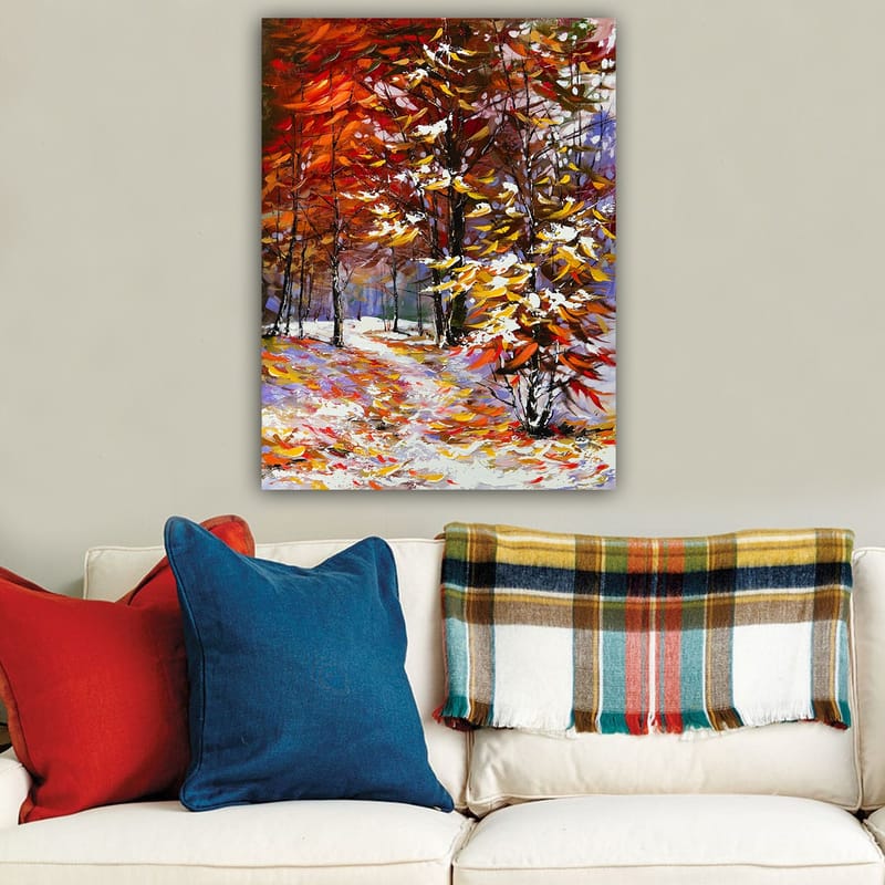 Dekorativ Canvasbillede 70x100 cm - Flerfarvet - Boligtilbehør - Billeder & kunst - Billeder på lærred
