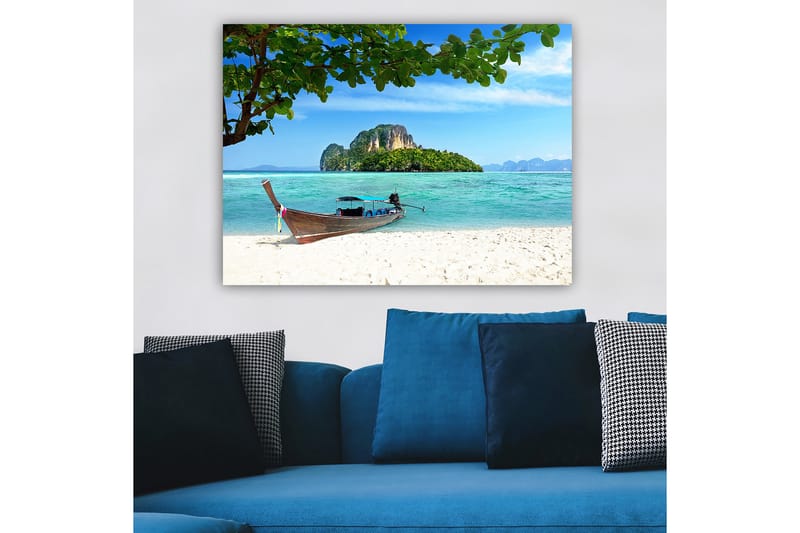 Dekorativ Canvasbillede 70x100 cm - Flerfarvet - Boligtilbehør - Billeder & kunst - Billeder på lærred