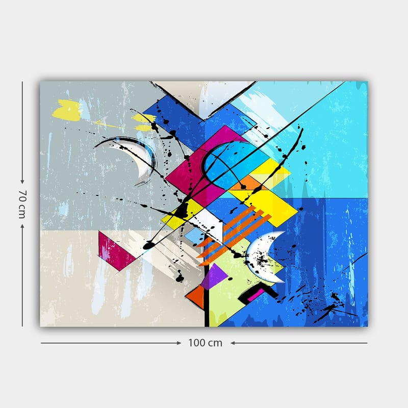 Dekorativ Canvasbillede 70x100 cm - Flerfarvet - Boligtilbehør - Billeder & kunst - Billeder på lærred