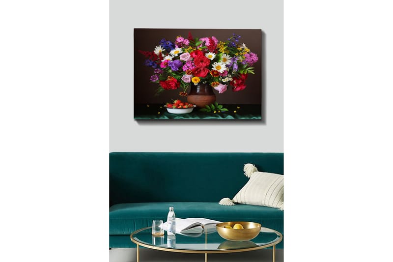 Dekorativ Canvasbillede 70x100 cm - Flerfarvet - Boligtilbehør - Billeder & kunst - Billeder på lærred