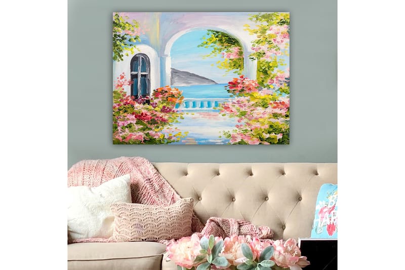 Dekorativ Canvasbillede 70x100 cm - Flerfarvet - Boligtilbehør - Billeder & kunst - Billeder på lærred