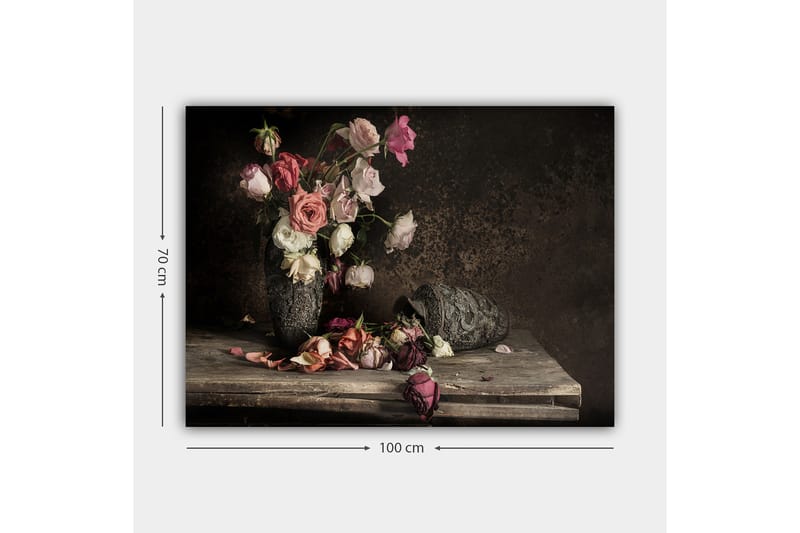 Dekorativ Canvasbillede 70x100 cm - Flerfarvet - Boligtilbehør - Billeder & kunst - Billeder på lærred