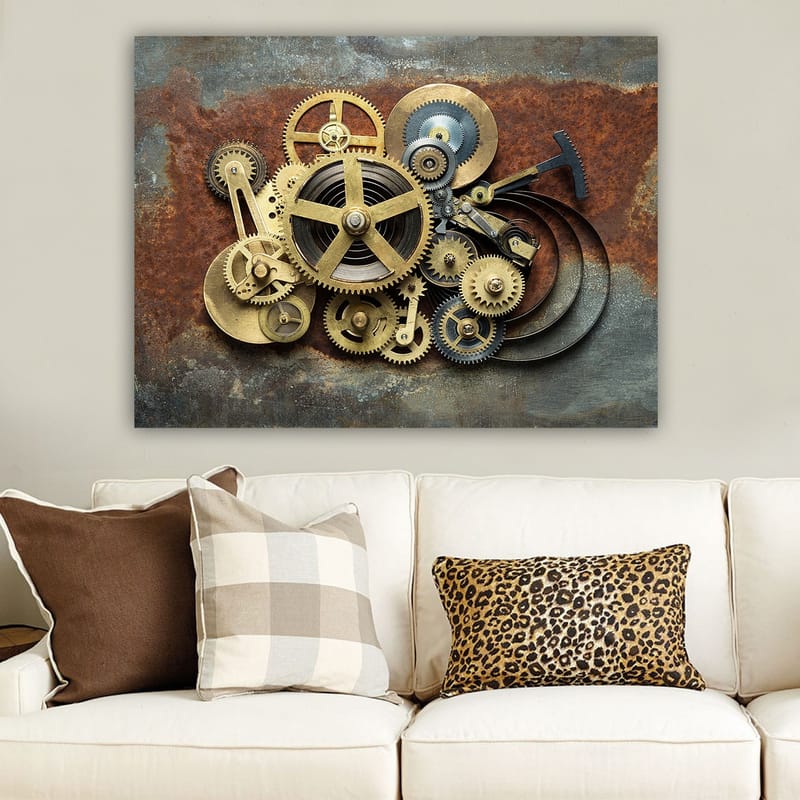 Dekorativ Canvasbillede 70x100 cm - Flerfarvet - Boligtilbehør - Billeder & kunst - Billeder på lærred