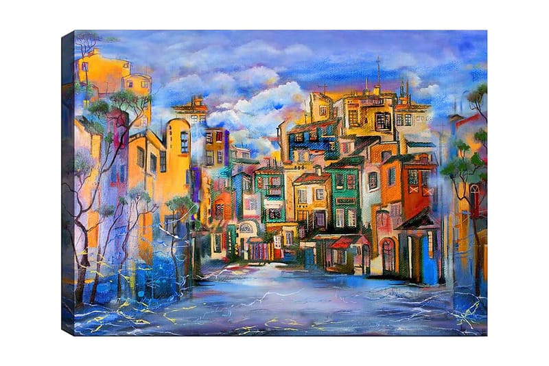 Dekorativ Canvasbillede 70x100 cm - Flerfarvet - Boligtilbehør - Billeder & kunst - Billeder på lærred