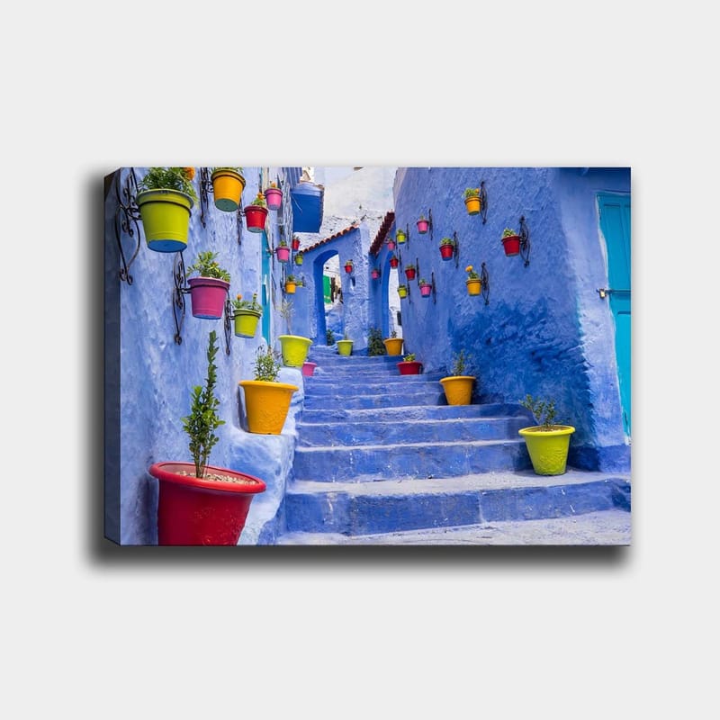 Dekorativ Canvasbillede 70x100 cm - Flerfarvet - Boligtilbehør - Billeder & kunst - Billeder på lærred