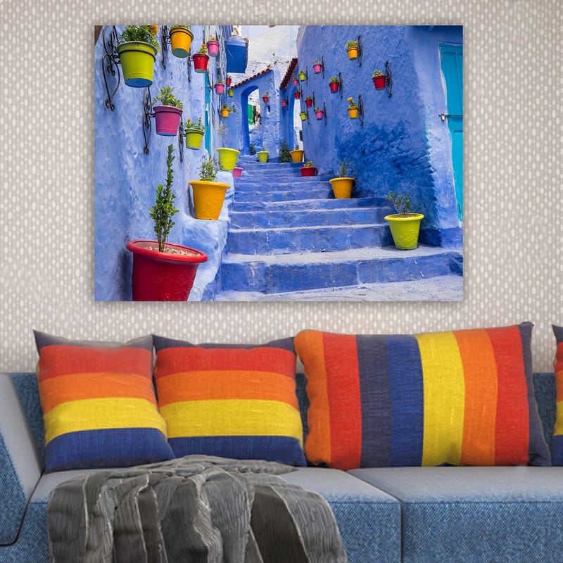 Dekorativ Canvasbillede 70x100 cm - Flerfarvet - Boligtilbehør - Billeder & kunst - Billeder på lærred