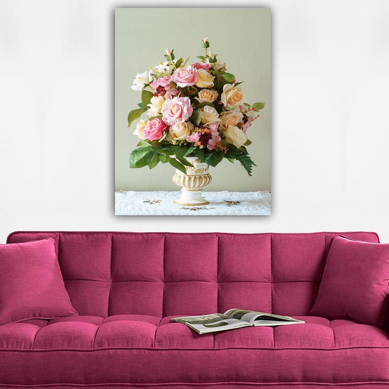 Dekorativ Canvasbillede 70x100 cm - Flerfarvet - Boligtilbehør - Billeder & kunst - Billeder på lærred